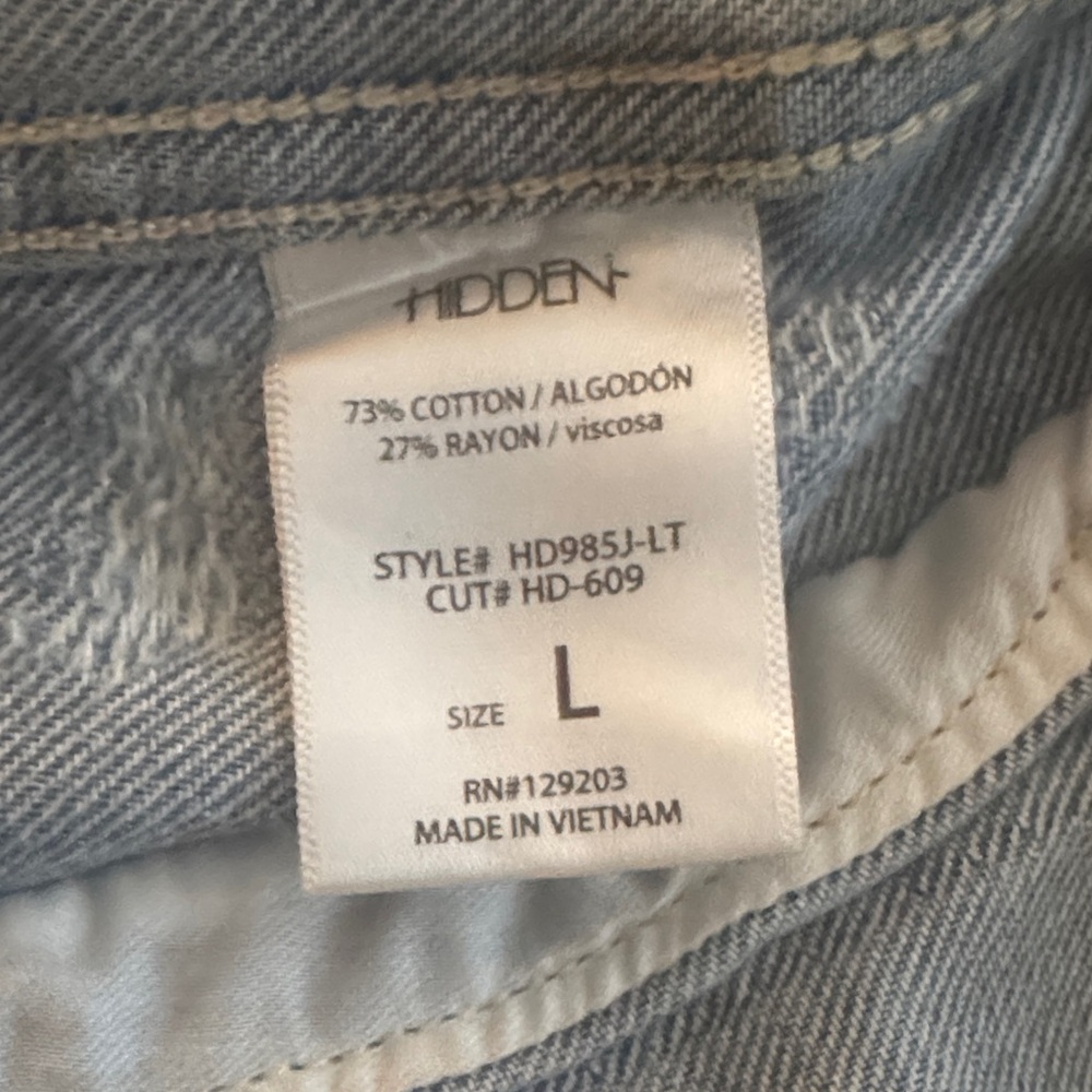 Distressed Denim Jacket by Hidden - Picture 15 of 16